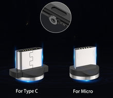 Load image into Gallery viewer, Magnetic USB Fast Charging Micro / Type C Cable
