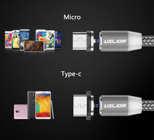 Load image into Gallery viewer, Magnetic USB Fast Charging Micro / Type C Cable
